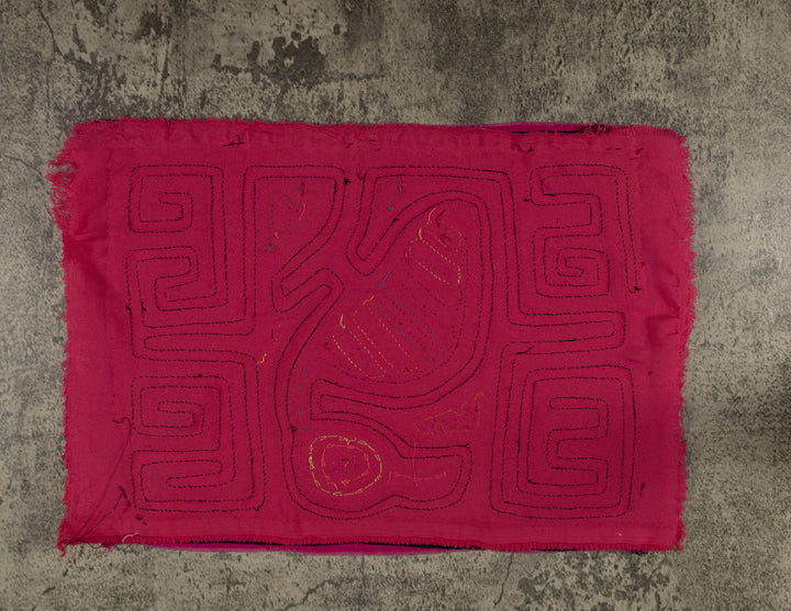 Traditional Pink Jungle Bird Mola