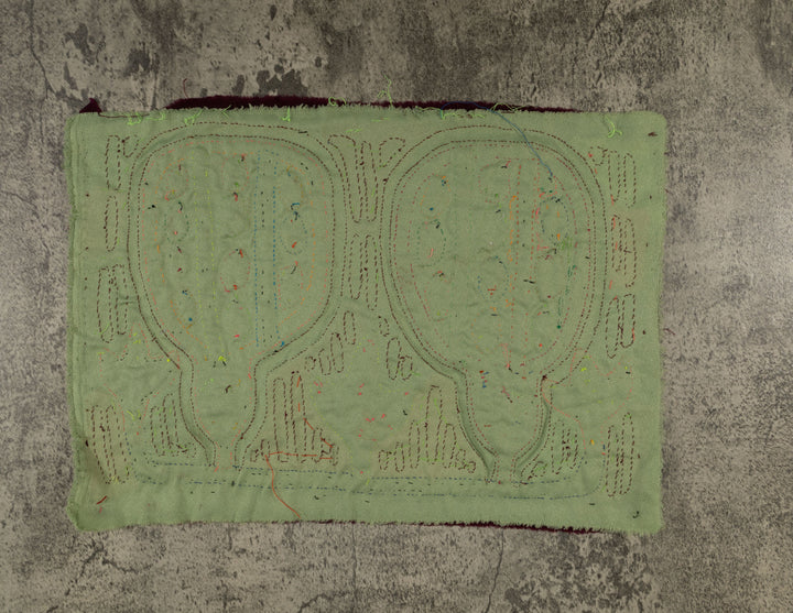 Neon Orange Christmas Tree Ornament Mola