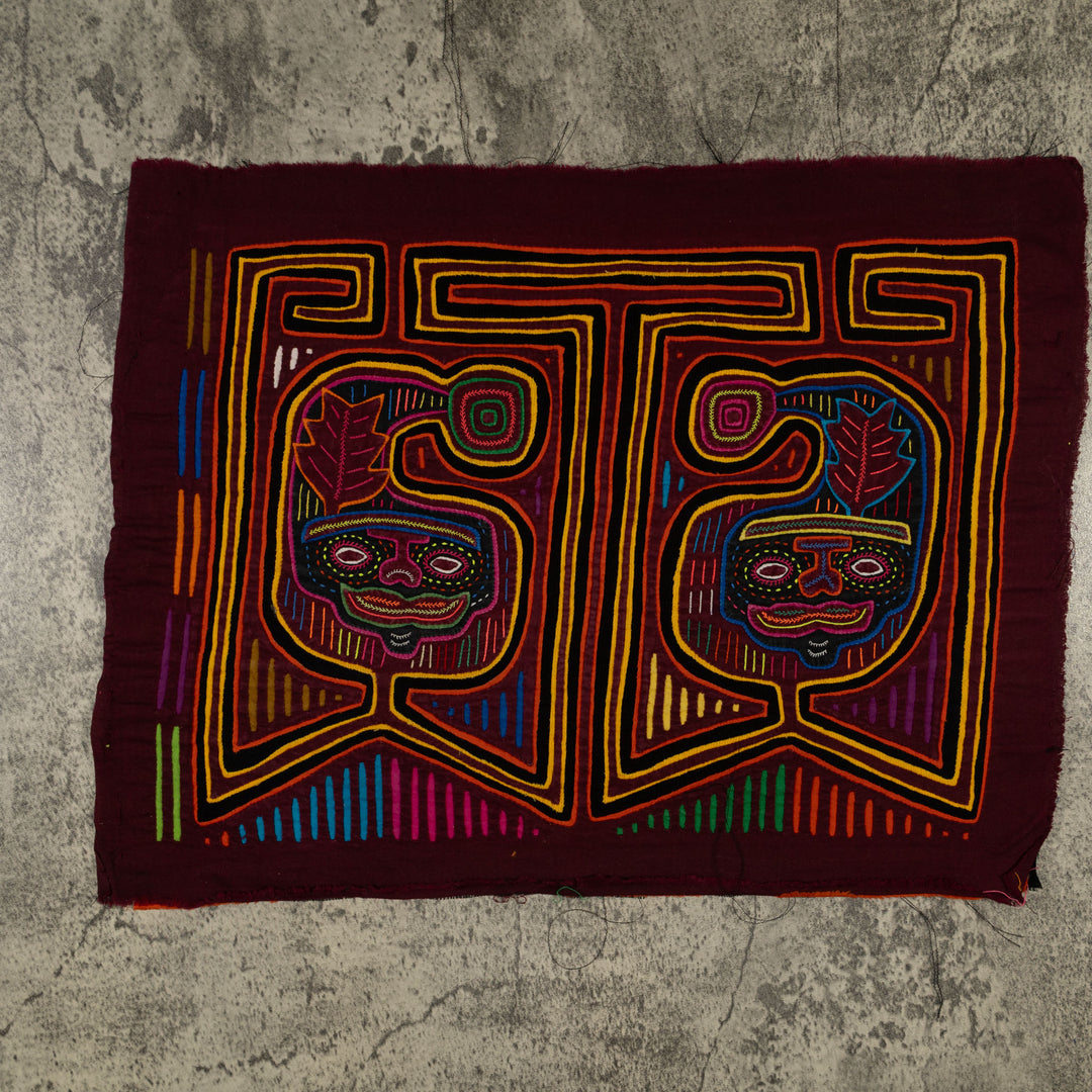 Traditional Orange Red And Yellow Santa Elf Mola