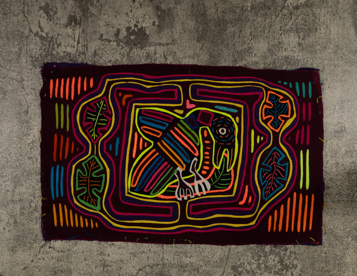 Traditional Rainbow Rainforest Bird Mola