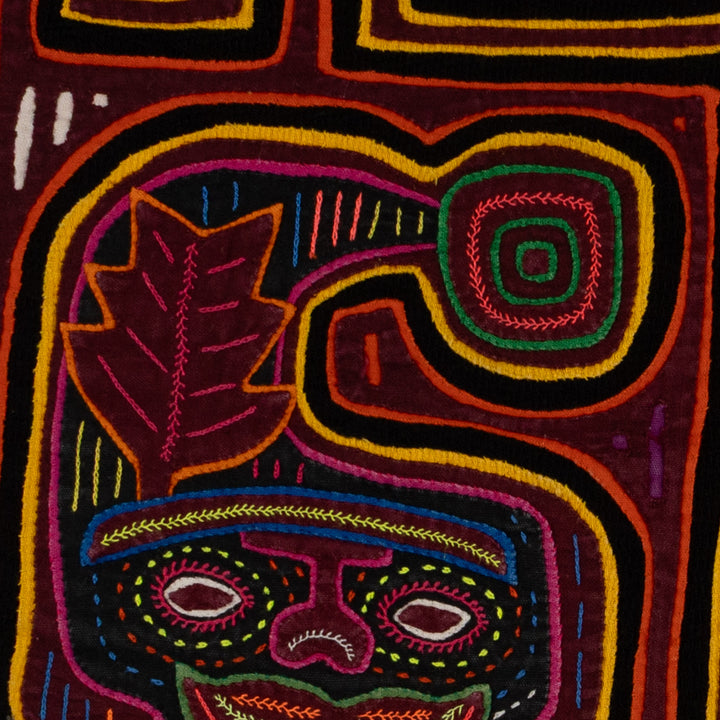 Traditional Orange Red And Yellow Santa Elf Mola