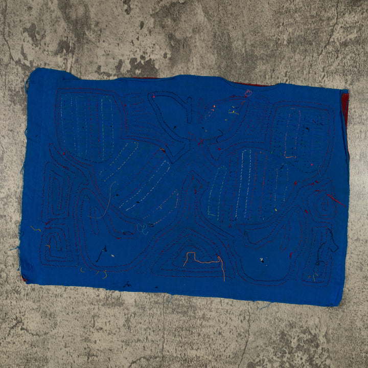 Traditional Burgundy And Blue Aw Shucks Bird Mola