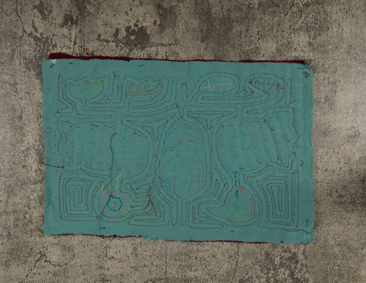 Classic Black And Turquoise Jungle Bird Mola