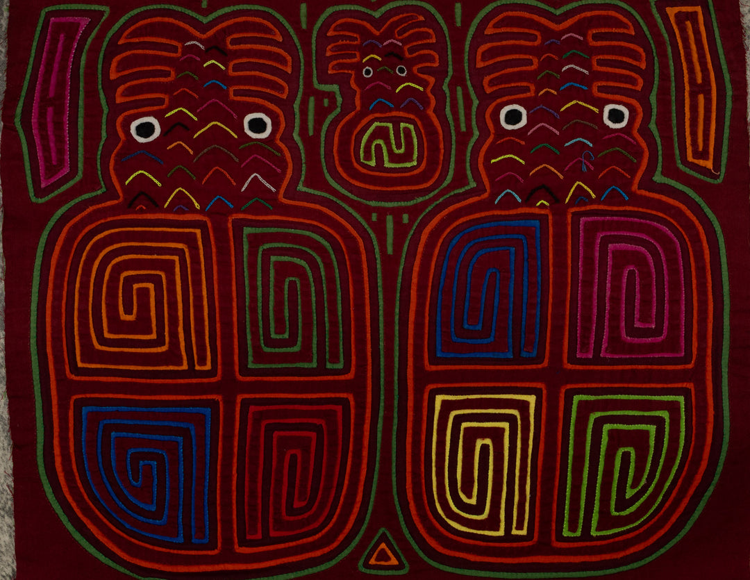 Classic Maroon Orange And Green ET Outer Space Mola