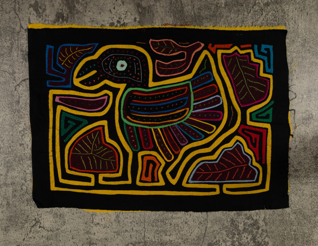 Classic Black And Yellow Rainforest Bird Mola