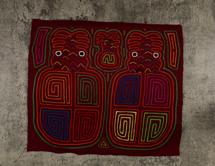 Classic Maroon Orange And Green ET Outer Space Mola