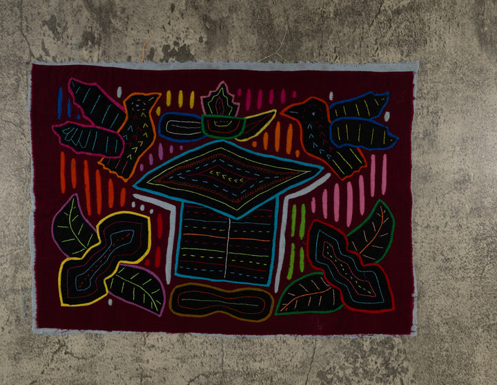 Burgundy Square Graduation Hat Mola