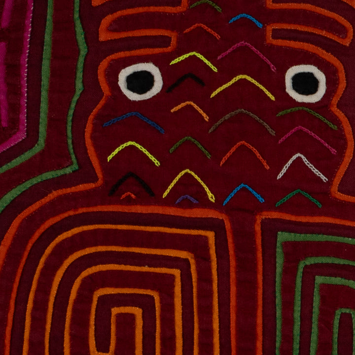 Classic Maroon Orange And Green ET Outer Space Mola