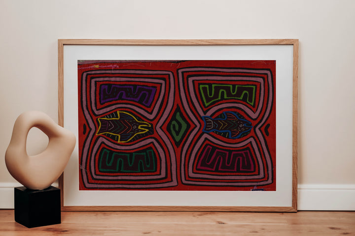 Classic Orange And Pink Fish Aquarium Mola