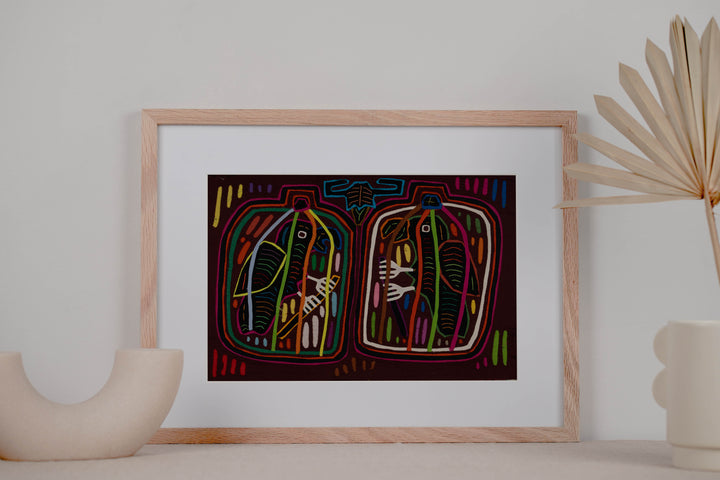 Traditional Multi-Color Parrot Birdcage Mola