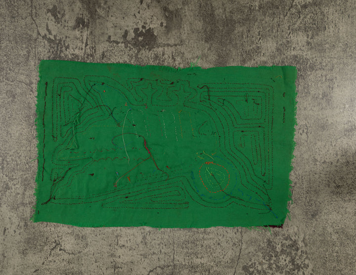 Classic Green And Maroon Jungle Bird Mola