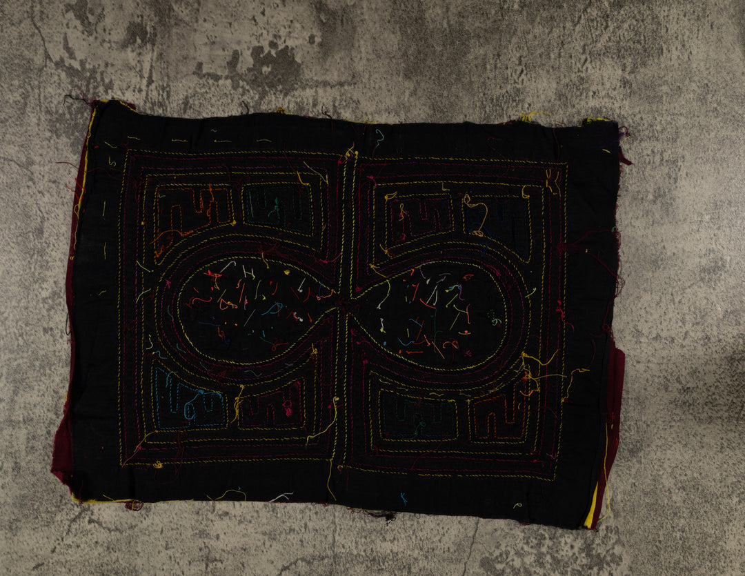 Classic Maroon Pink and Yellow Fish Mola