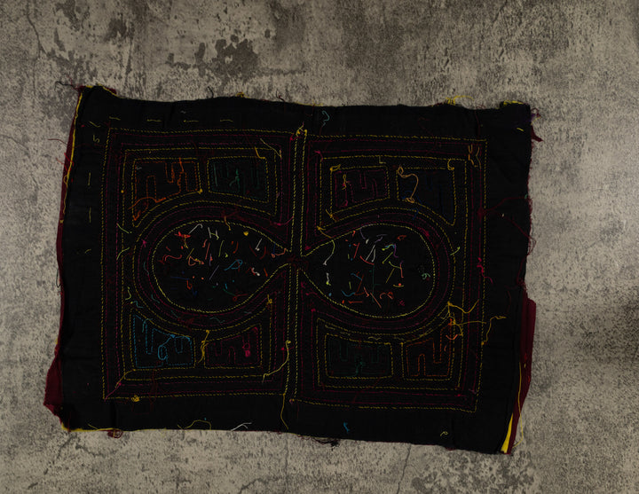 Classic Maroon Pink and Yellow Fish Mola