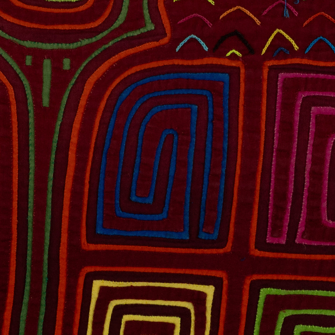 Classic Maroon Orange And Green ET Outer Space Mola