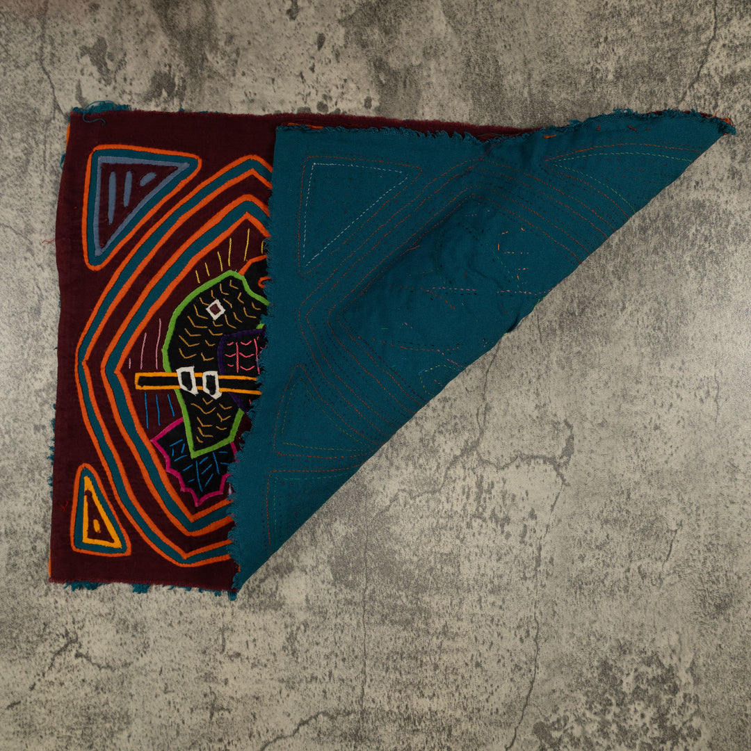 Traditional Orange And Blue squawking Parrot Mola