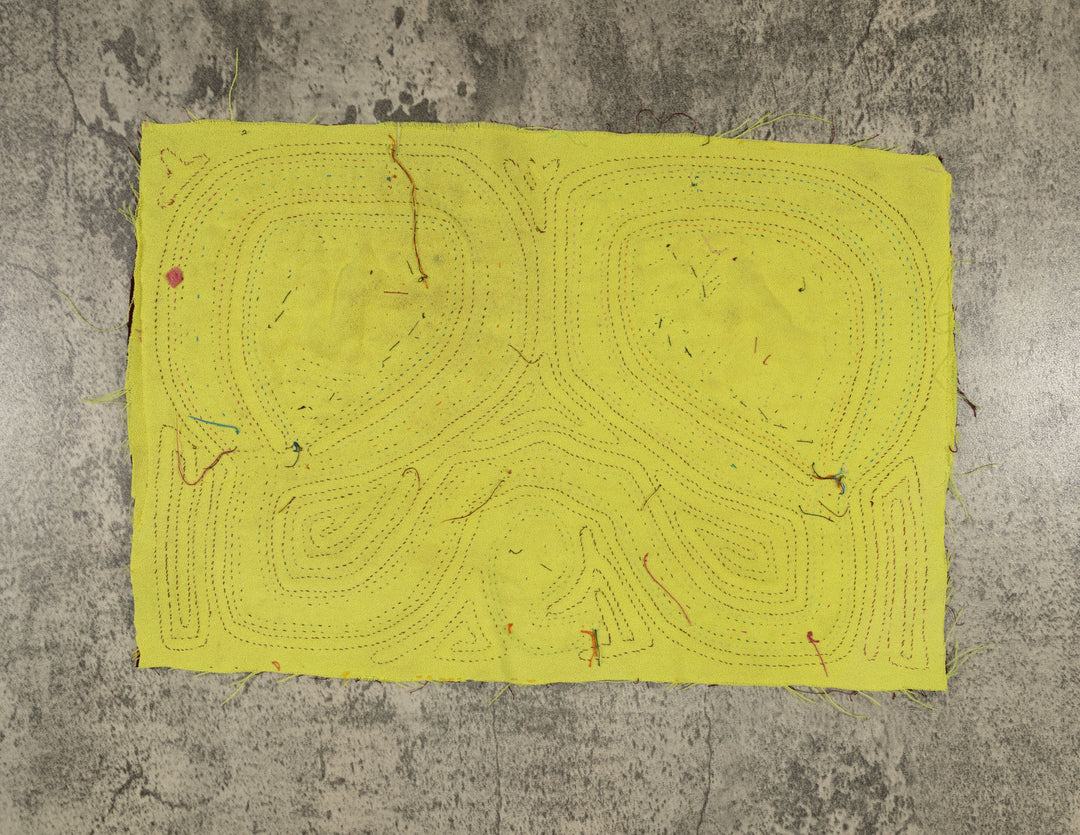 Traditional Burgundy And Yellow Classic Design Mola