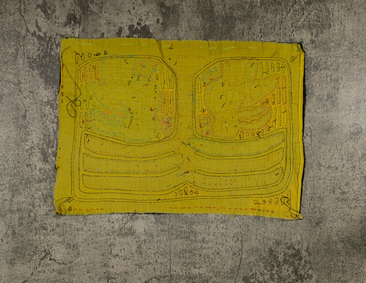 Traditional Toucan Bird And Palm Tree Mola