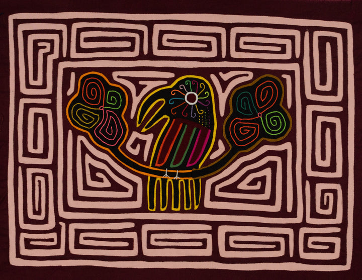 Traditional Greek Key Bird Mola