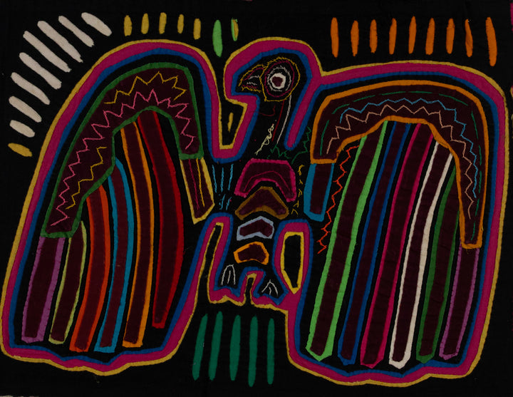 Rainbow Colors Anden Condor Bird Mola