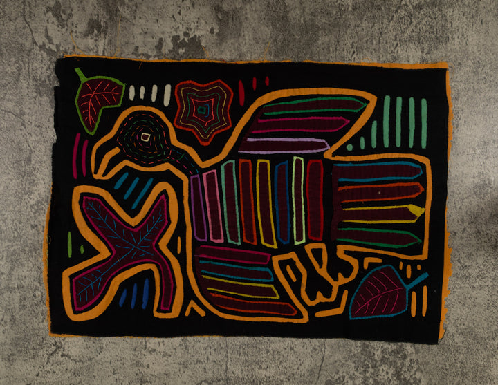 Classic Black And Gold Rainforest Bird Mola