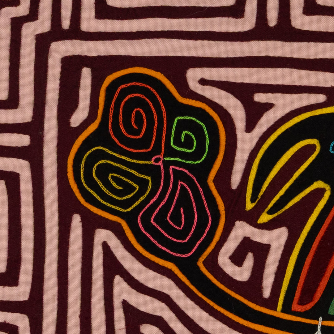 Traditional Greek Key Bird Mola