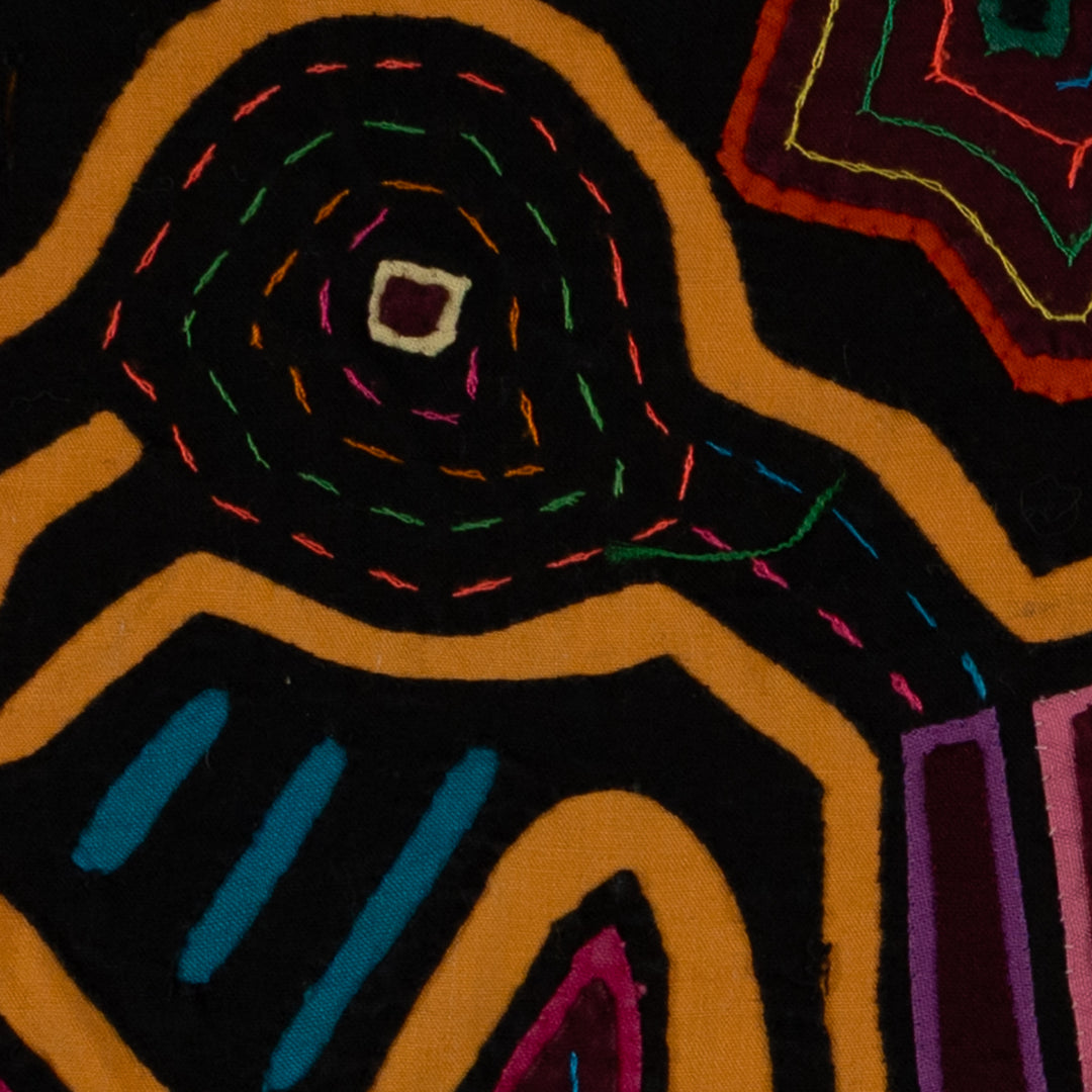 Classic Black And Gold Rainforest Bird Mola