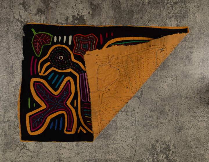 Classic Black And Gold Rainforest Bird Mola