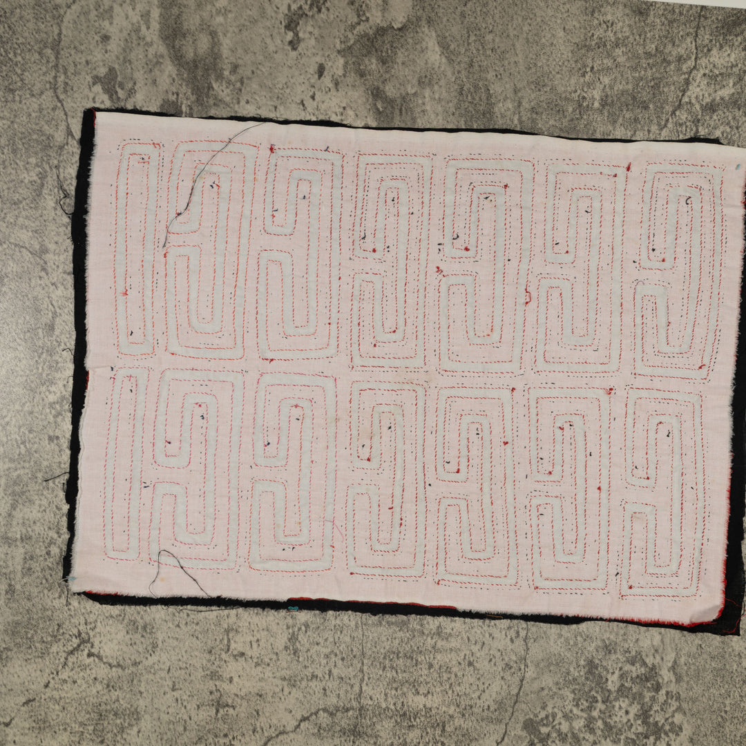 Traditional Black White And Red Classic Design Mola