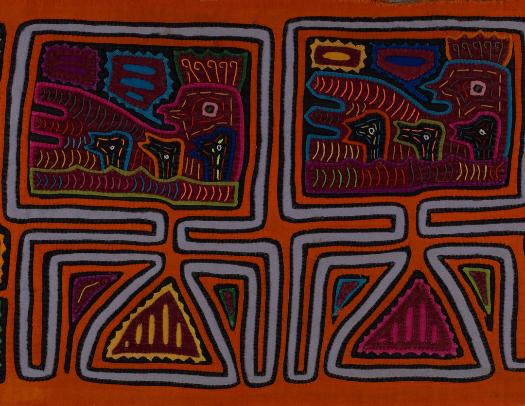 Orange Hen On Her Nest With Chicks Mola