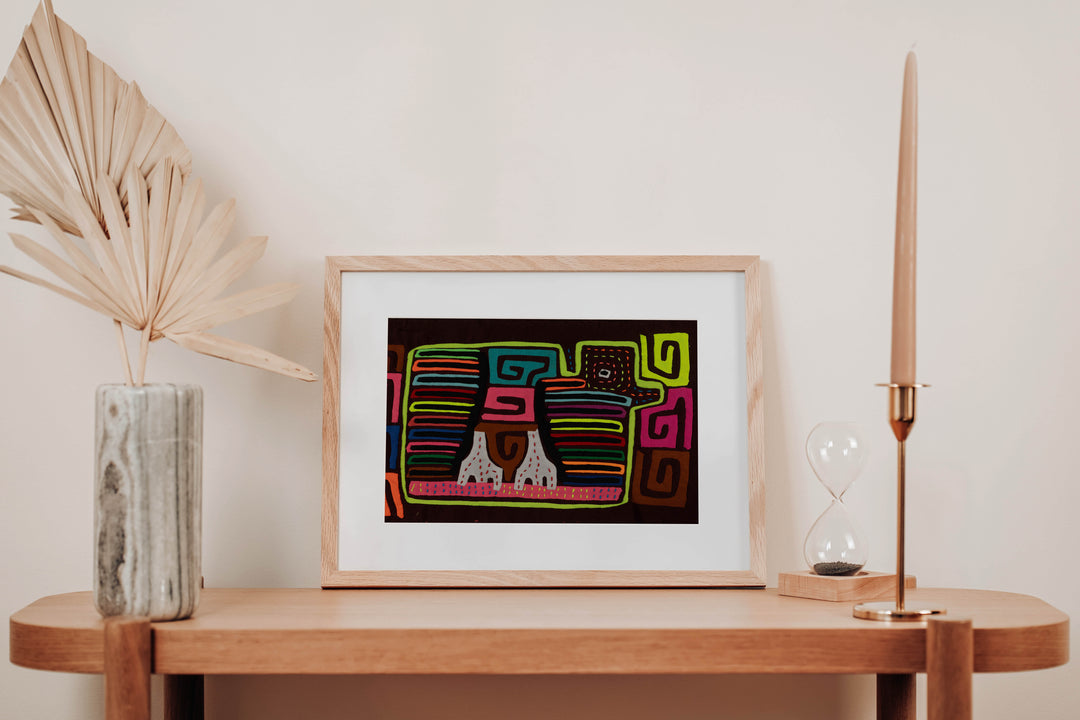 Classic Rainbow Colors Fancy Rainforest Bird Mola