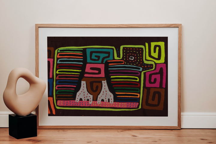 Classic Rainbow Colors Fancy Rainforest Bird Mola