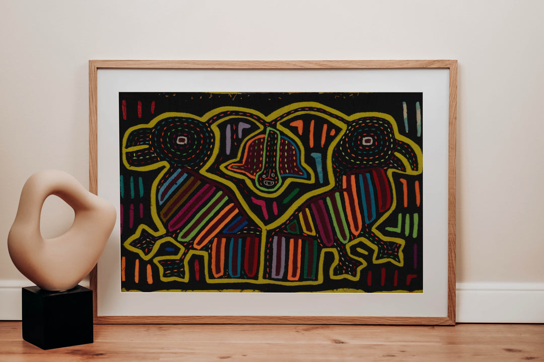 Classic Black And Yellow Weird Bird Mola