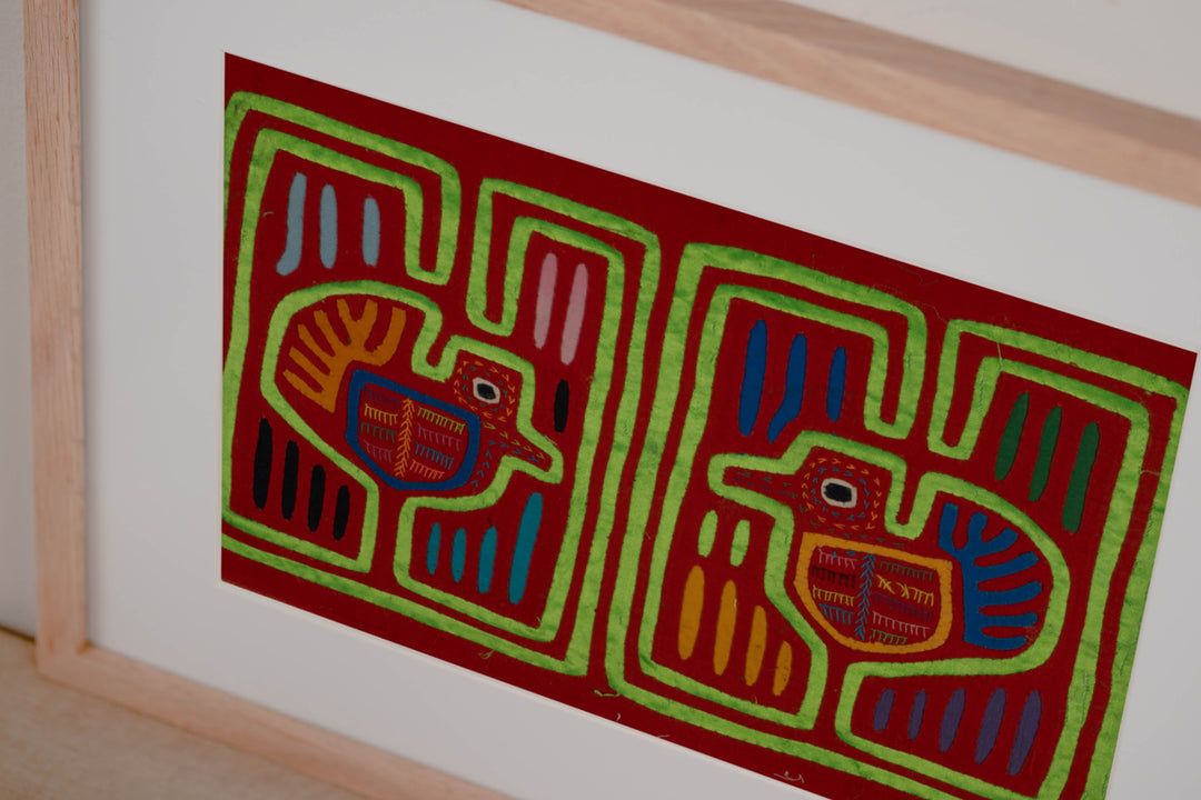 Traditional Red And Green Tweety Bird Mola