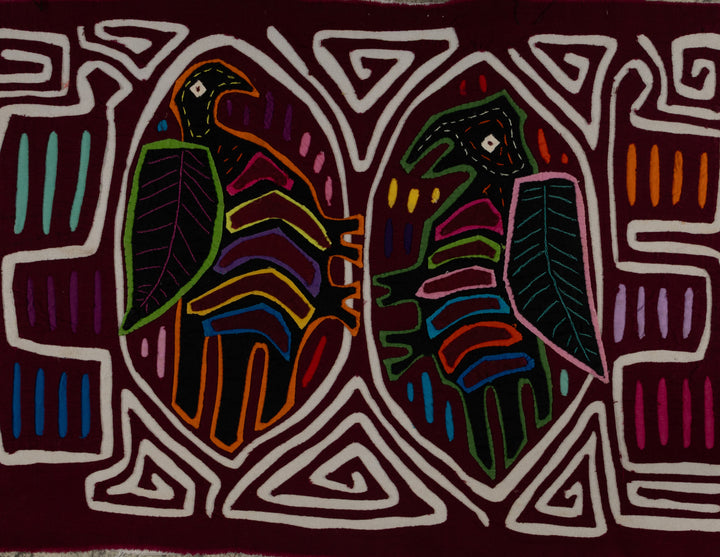 Classic Burgundy And White Buzzard Bird Mola