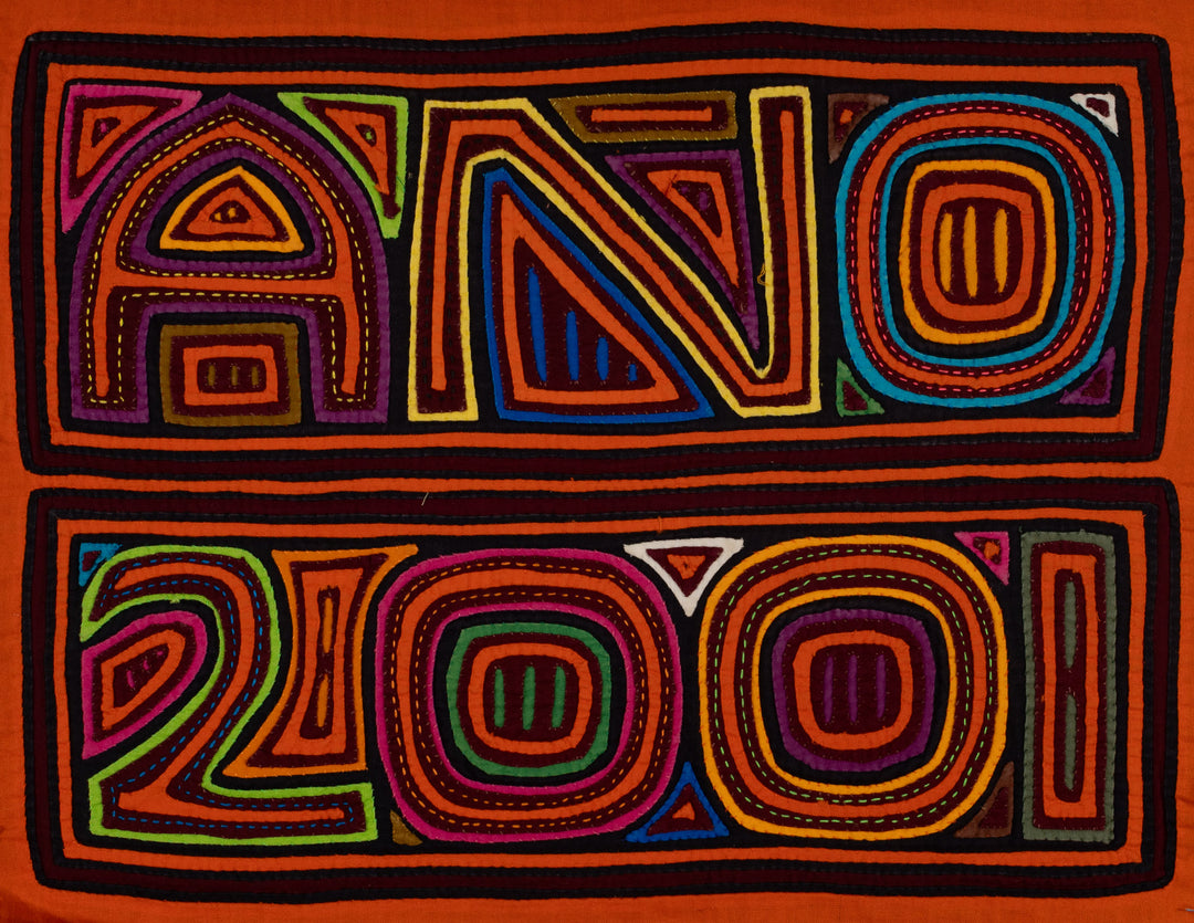 Traditional Multi-Color Year 2001 Mola