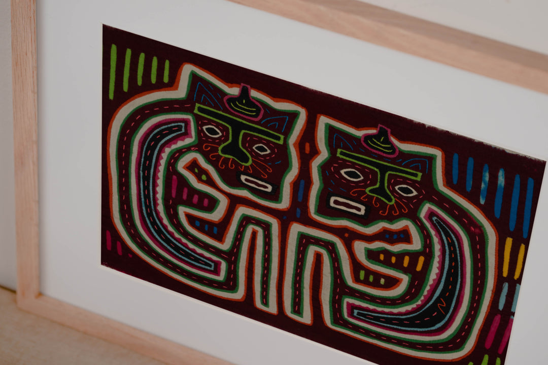 Traditional Red And White Who Me Mola