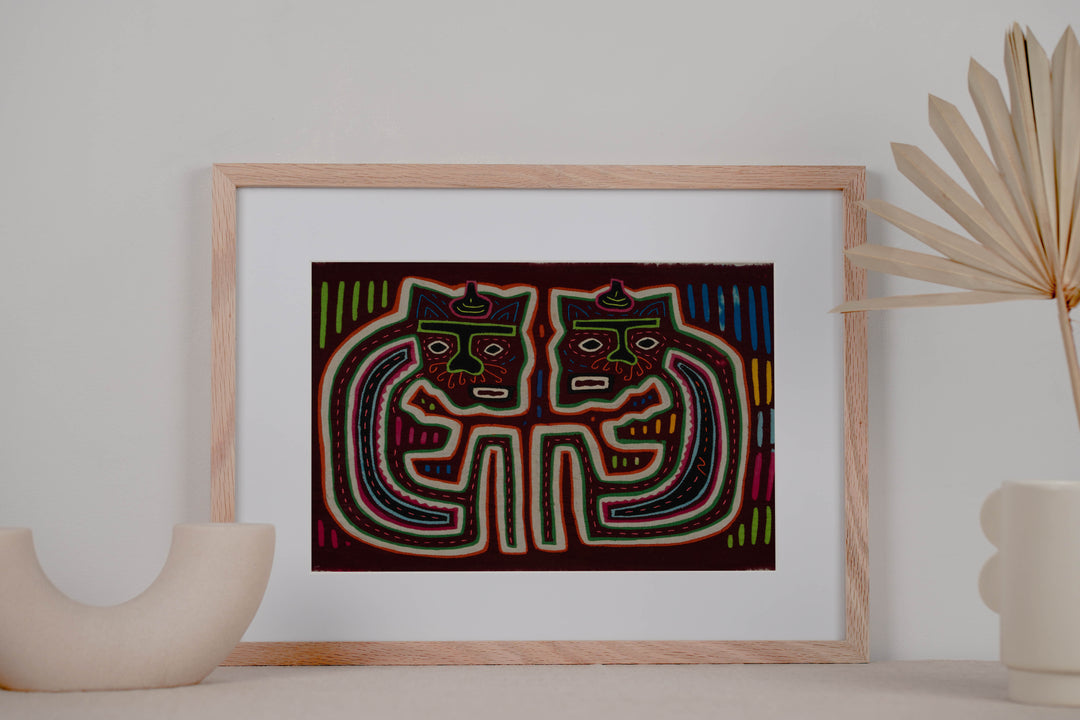 Traditional Red And White Who Me Mola