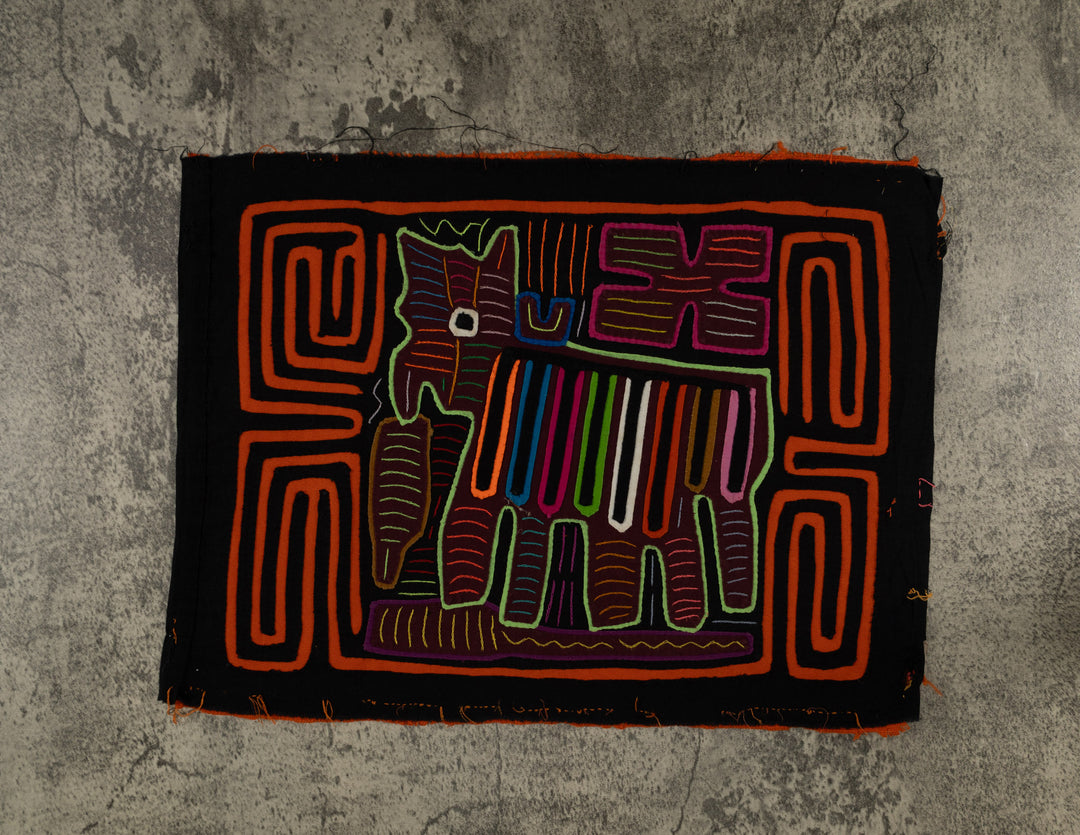 Classic Black And Orange Lonely Puppy Dog Mola