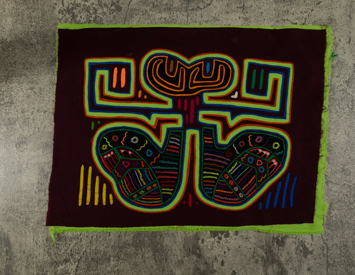 Burgundy And Green Big Foot Roadrunner Mola