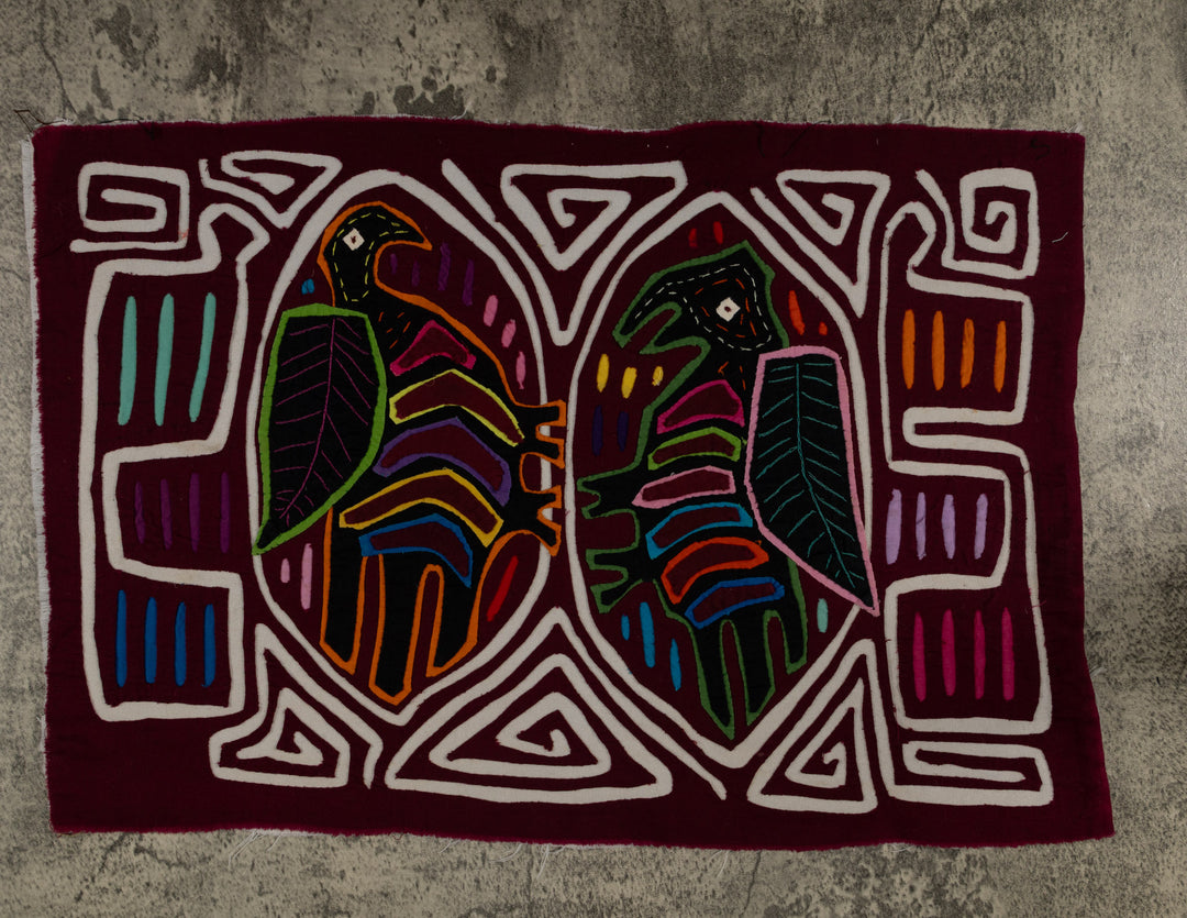 Classic Burgundy And White Buzzard Bird Mola