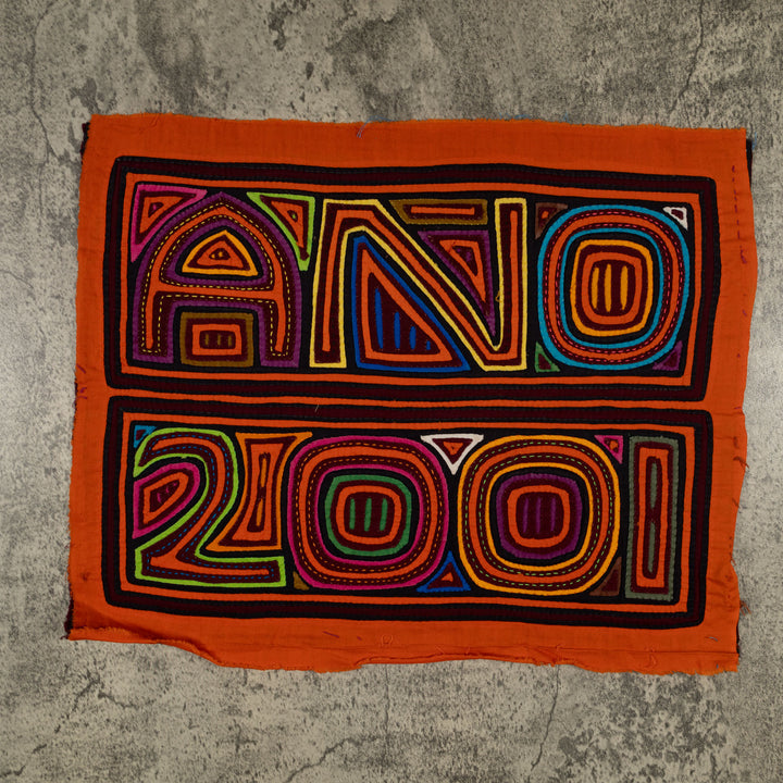 Traditional Multi-Color Year 2001 Mola