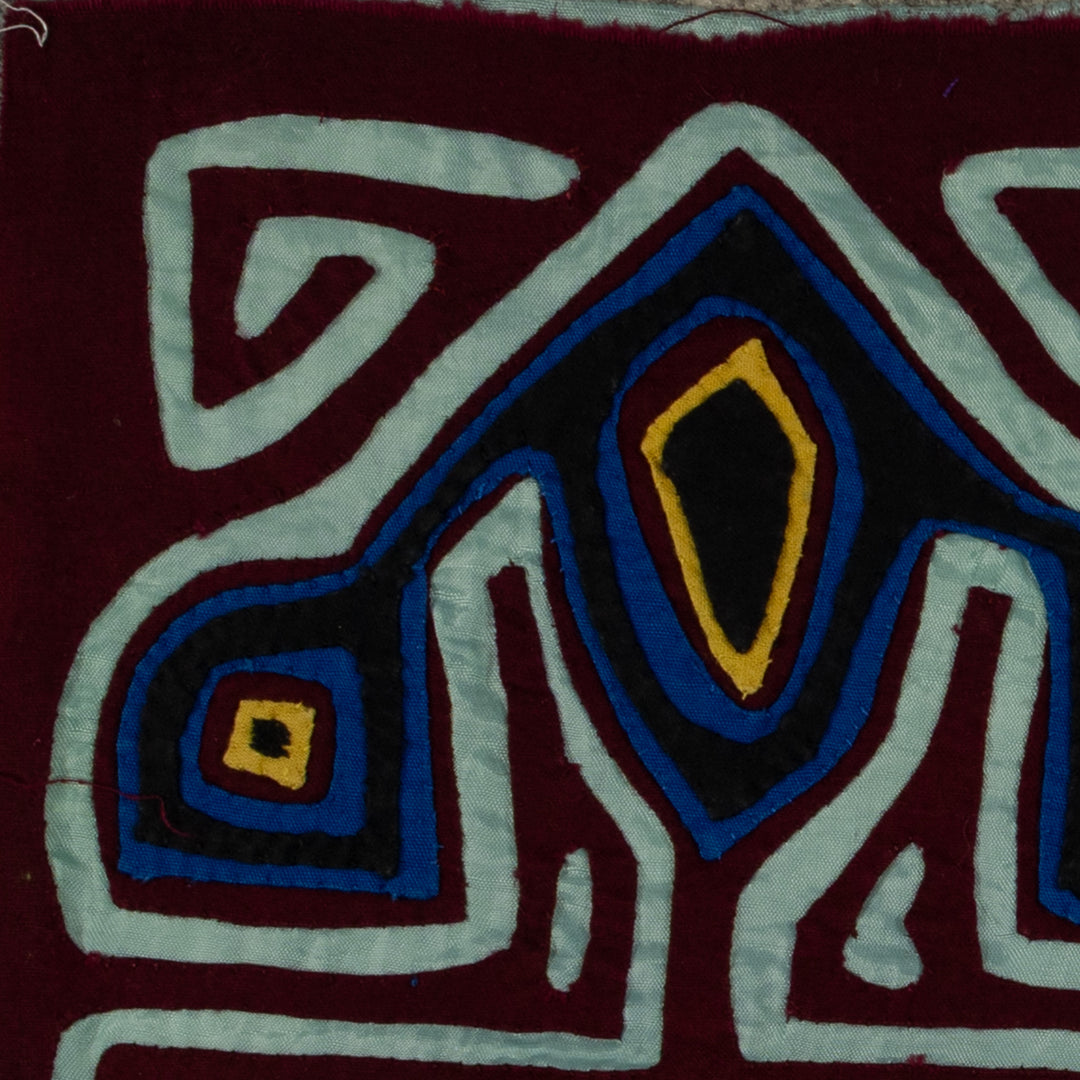 Classic Burgundy And Blue Fish Mola