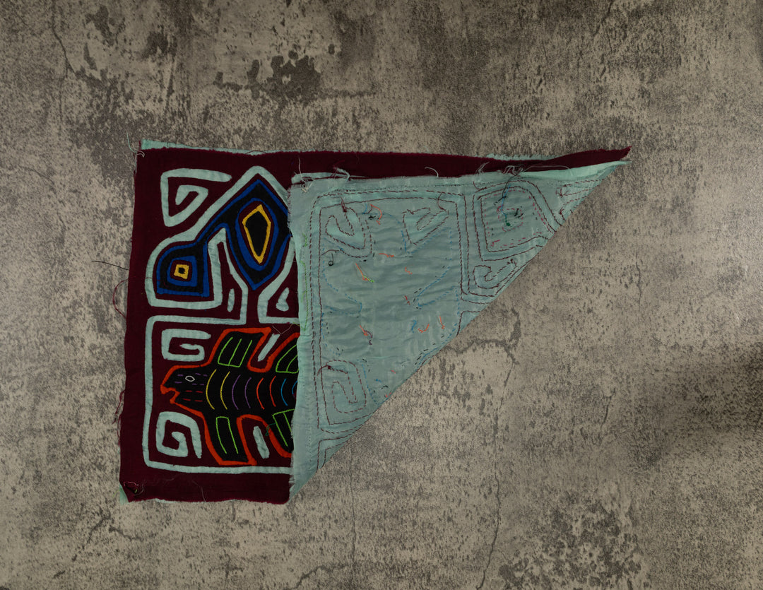 Classic Burgundy And Blue Fish Mola