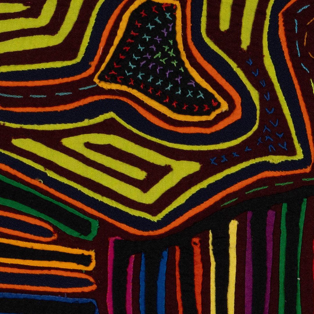 Traditional Multi-Color Goose Bird Mola