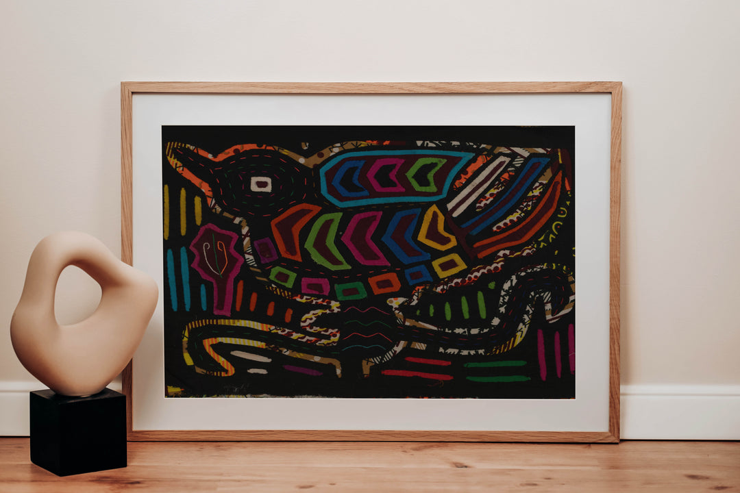 Vintage Rainbow Fancy Bird Mola