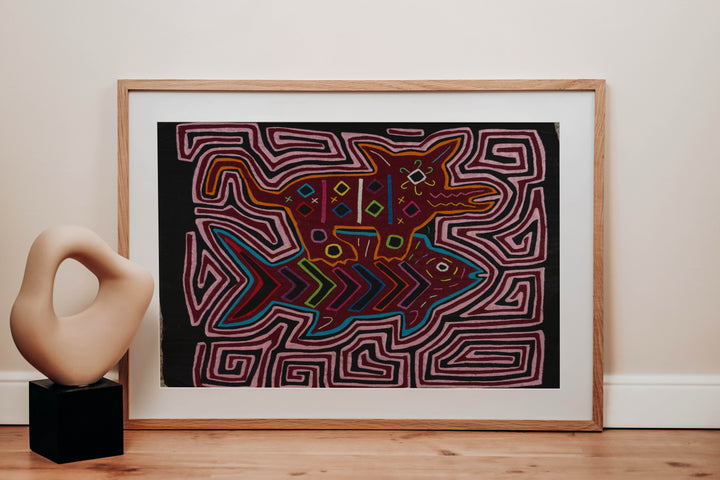 Traditional Multi-Color Master Fisherman Mola