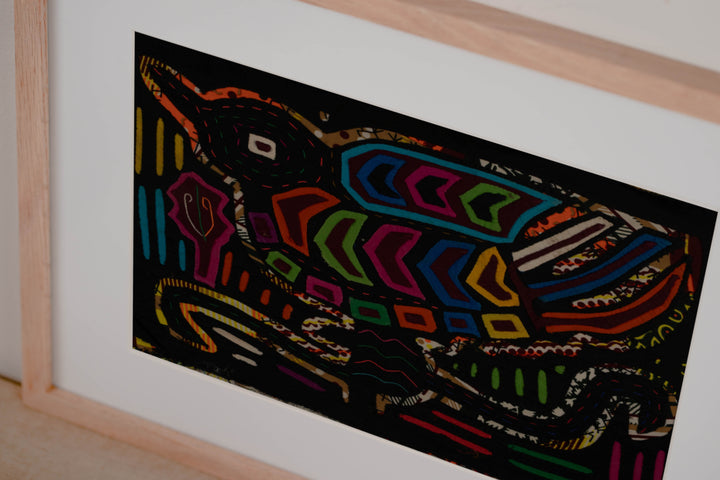 Vintage Rainbow Fancy Bird Mola