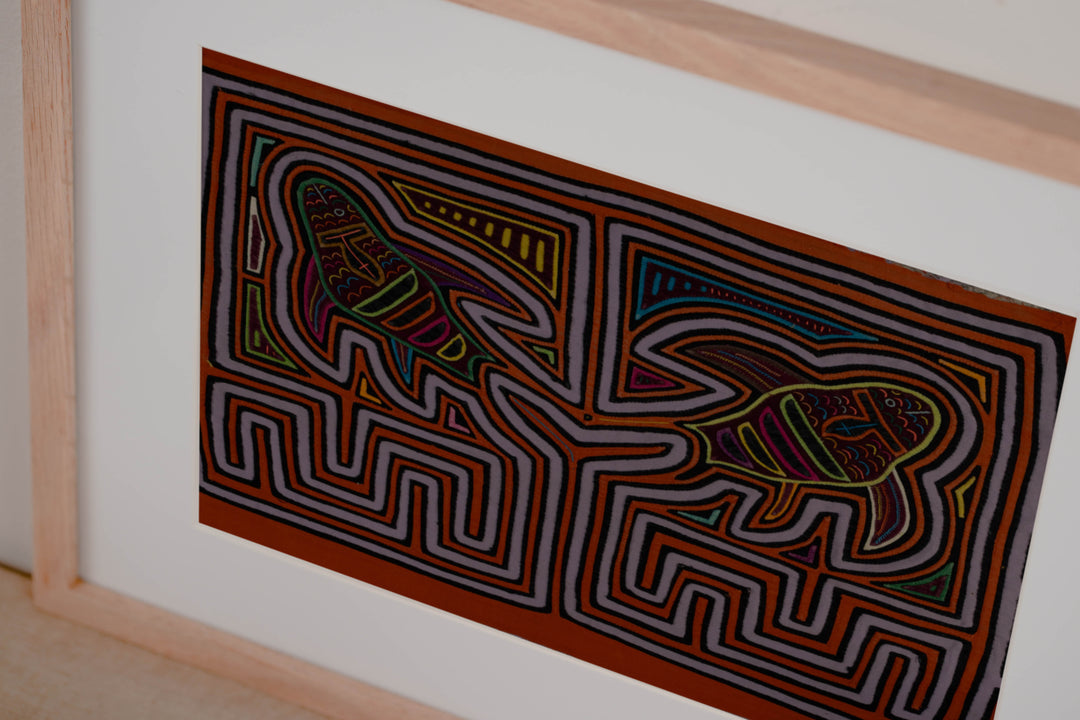 Traditional Orange And Gray Fish Mola