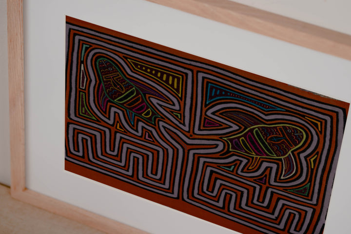 Traditional Orange And Gray Fish Mola