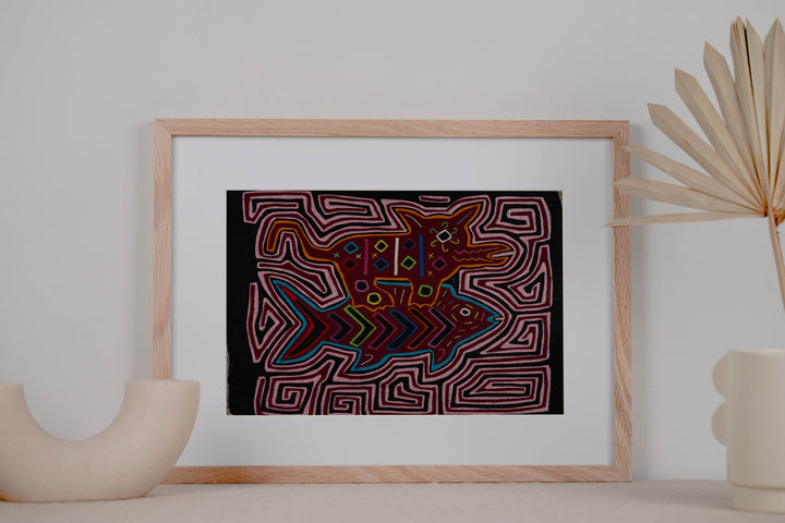 Traditional Multi-Color Master Fisherman Mola